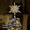 Ornativity Gold Star Tree Topper – Christmas Gold 3D Glitter Star Ornament Treetop Decoration for Large Tree
